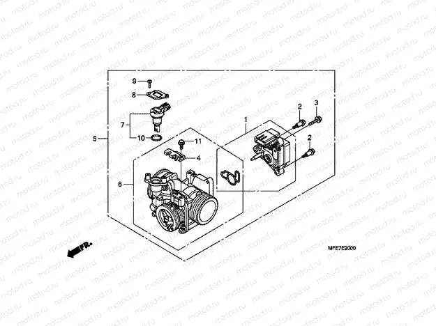E-20 THROTTLE HOUSING
