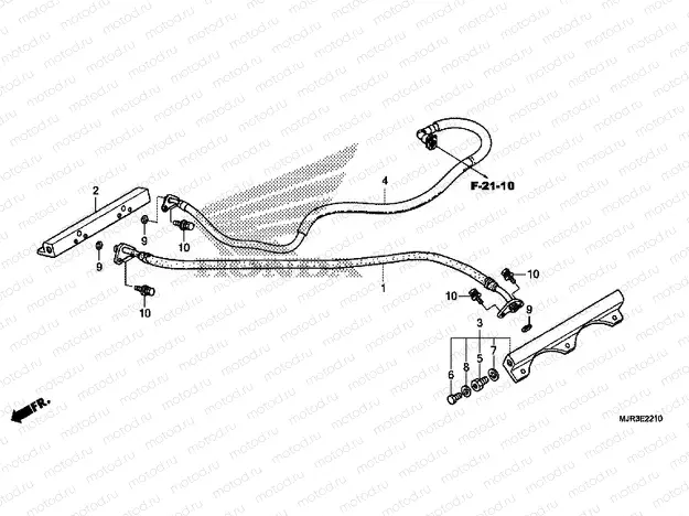 E-22-10 THROTTLE HOUSING (PIPING)