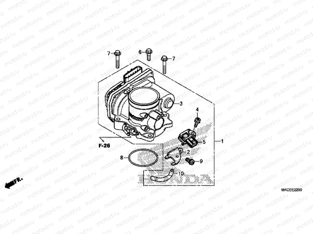 E-22 THROTTLE BODY