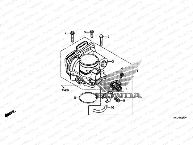 E-22 THROTTLE BODY