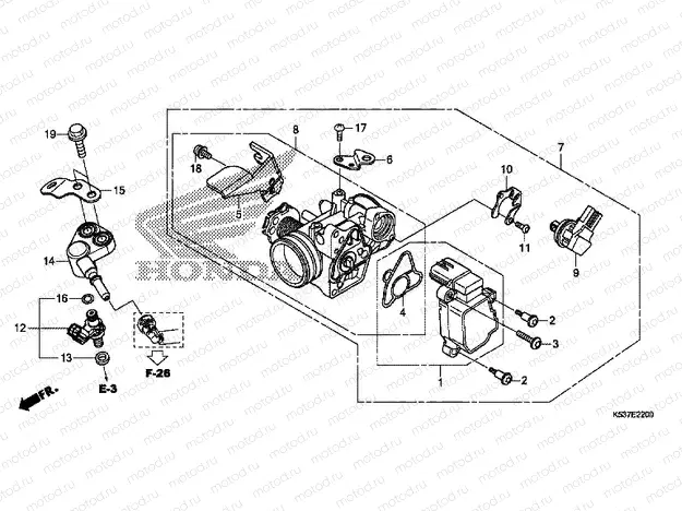 E-22 THROTTLE BODY