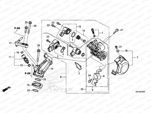 E-22 THROTTLE BODY