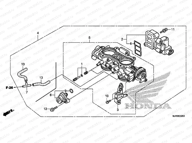E-22 THROTTLE HOUSING