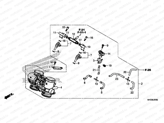 E-23 THROTTLE BODY