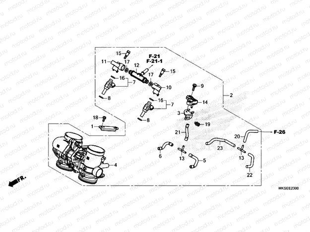 E-23 THROTTLE BODY