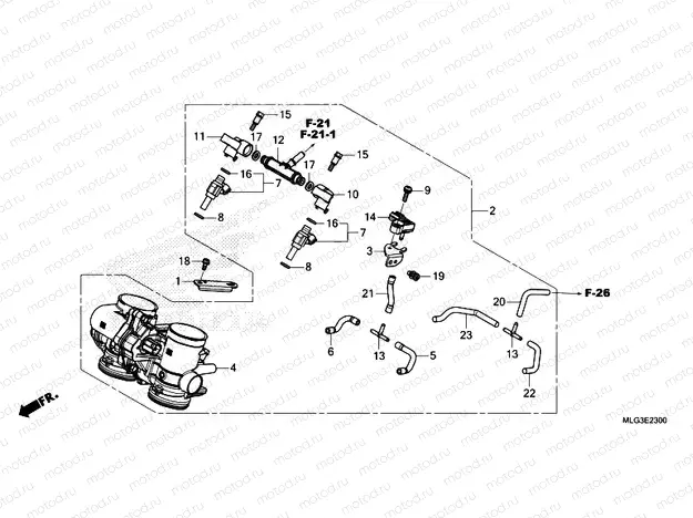 E-23 THROTTLE BODY