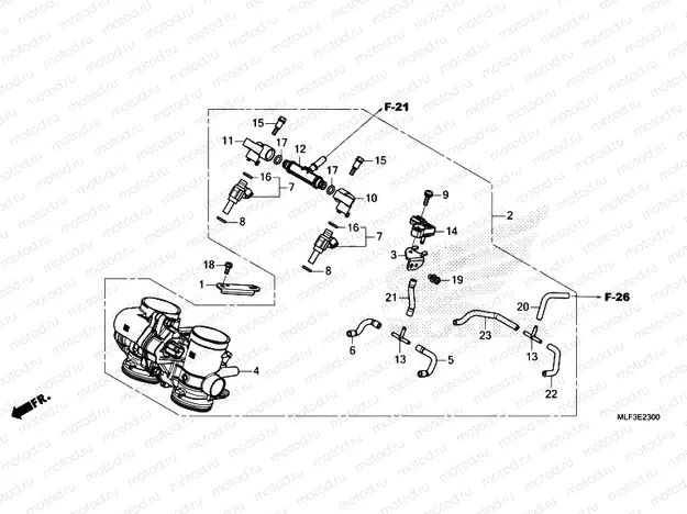 E-23 THROTTLE BODY