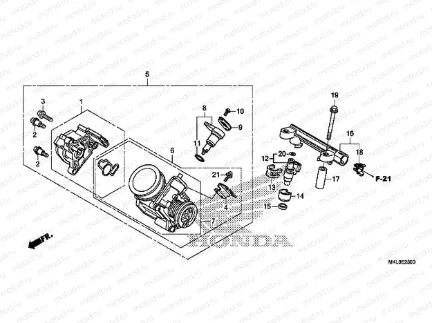 E-23 THROTTLE BODY