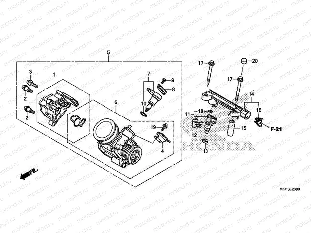 E-23 THROTTLE BODY