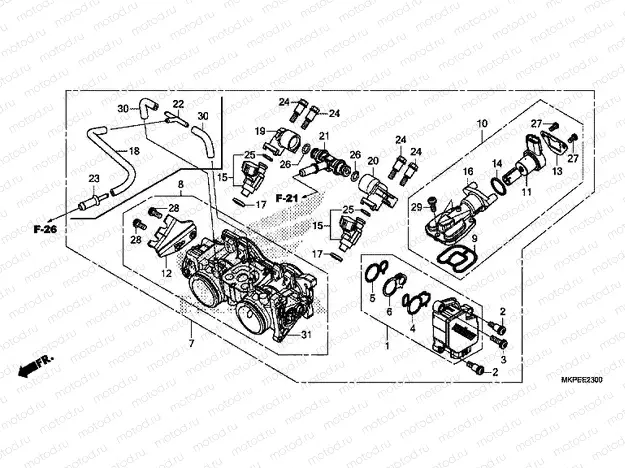 E-23 THROTTLE BODY