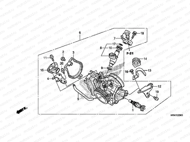 E-23 THROTTLE BODY