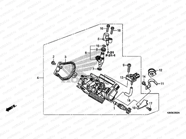 E-23 THROTTLE BODY
