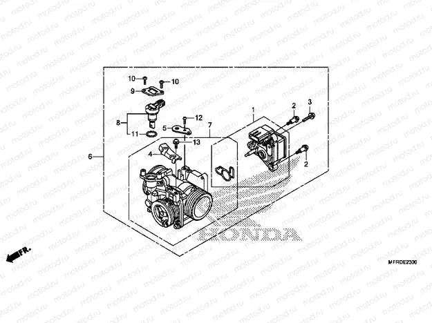 E-23 THROTTLE HOUSING