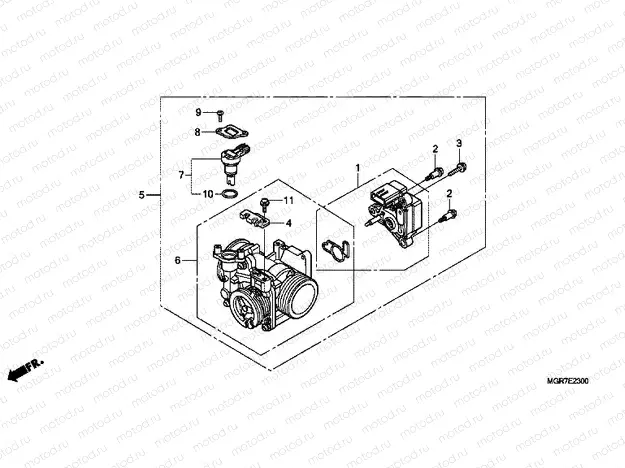 E-23 THROTTLE HOUSING
