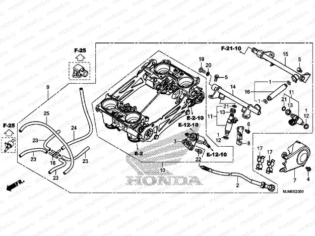 E-23 THROTTLE HOUSING