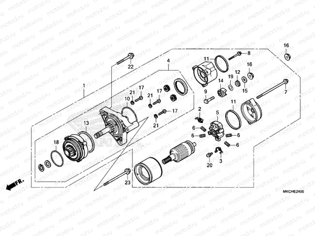 E-24 REVERSE MOTOR
