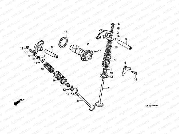 E-3-1 CAMSHAFT / VALVE (2)