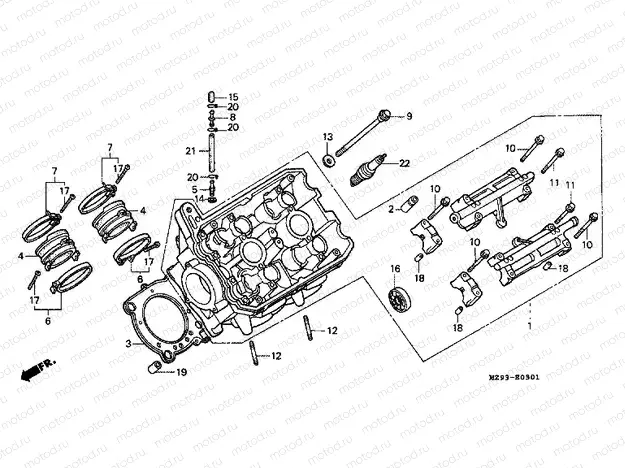 E-3-1 LEFT CYLINDER HEAD