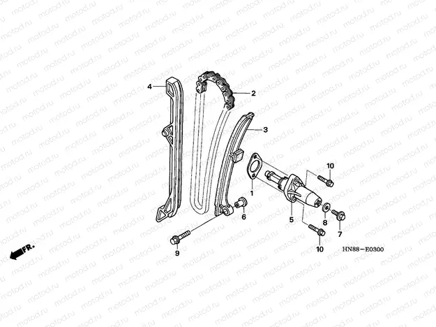 E-3 CAM CHAIN/TENSIONER