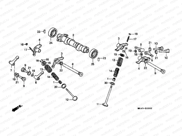 E-3 CAMSHAFT / VALVE (1)