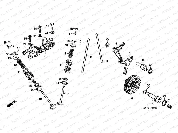 E-3 CAMSHAFT / VALVE (1)