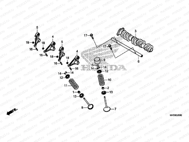 E-3 CAMSHAFT & VALVE