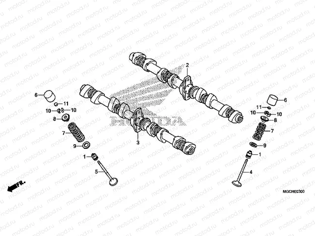 E-3 CAMSHAFT / VALVE