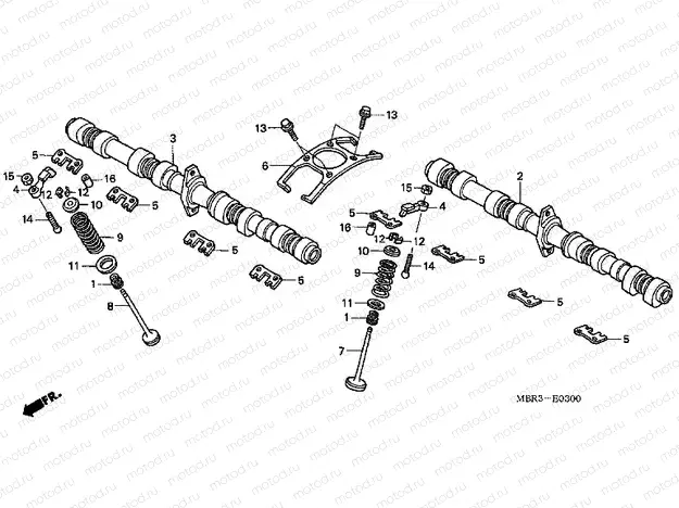 E-3 CAMSHAFT / VALVE