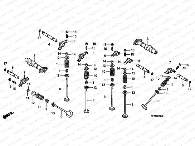 E-3 CAMSHAFT / VALVE