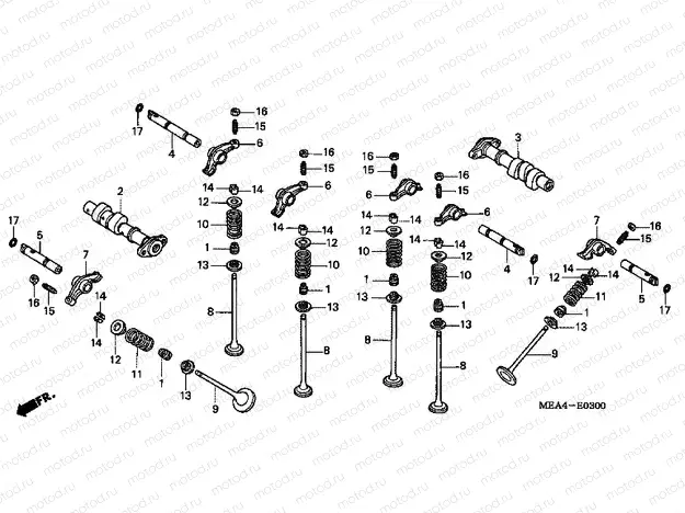 E-3 CAMSHAFT / VALVE