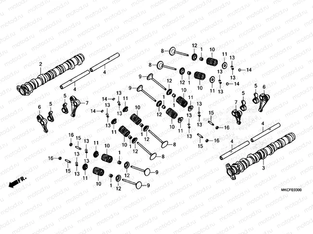 E-3 CAMSHAFT & VALVE