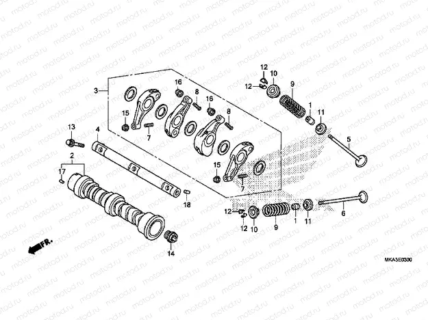 E-3 CAMSHAFT / VALVE