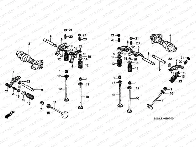 E-3 CAMSHAFT / VALVE