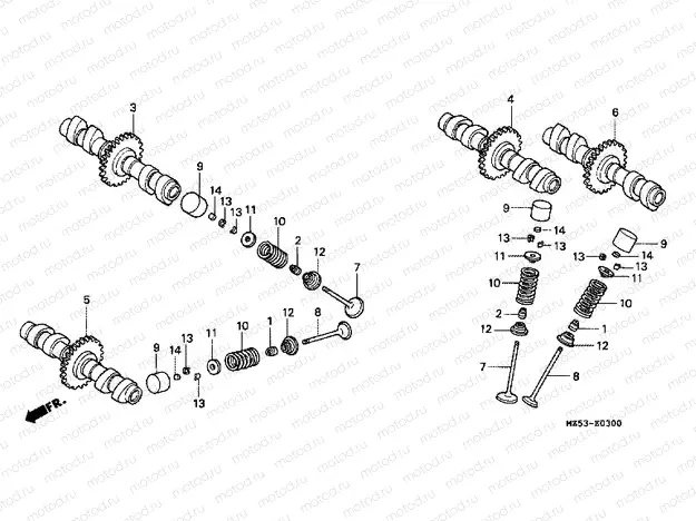 E-3 CAMSHAFT / VALVE