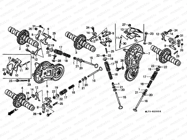 E-3 CAMSHAFT / VALVE