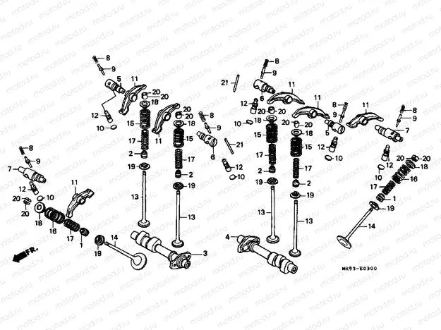 E-3 CAMSHAFT / VALVE
