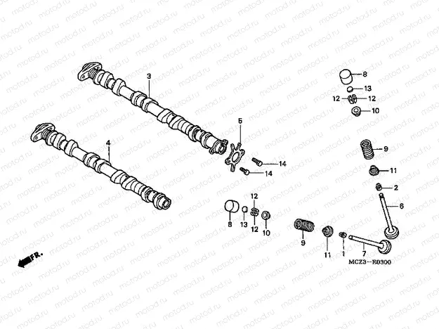 E-3 CAMSHAFT / VALVE