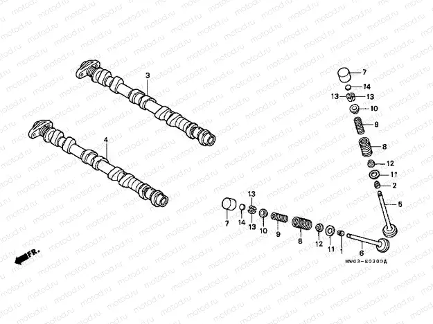 E-3 CAMSHAFT / VALVE