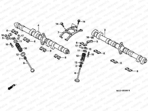 E-3 CAMSHAFT / VALVE