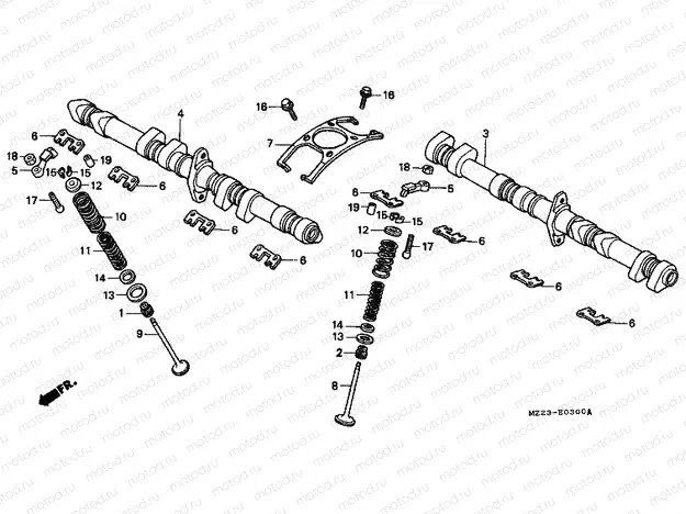 E-3 CAMSHAFT / VALVE