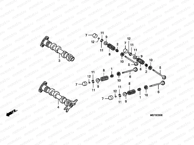 E-3 CAMSHAFT / VALVE