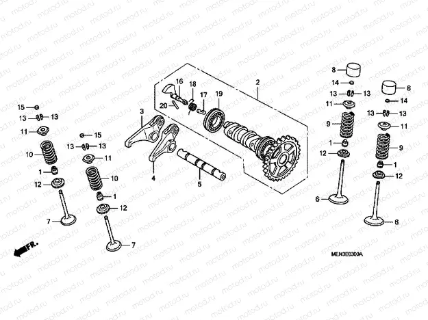 E-3 CAMSHAFT / VALVE