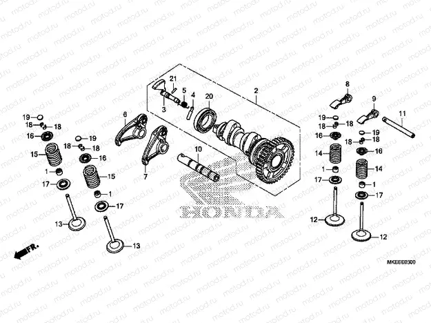 E-3 CAMSHAFT & VALVE