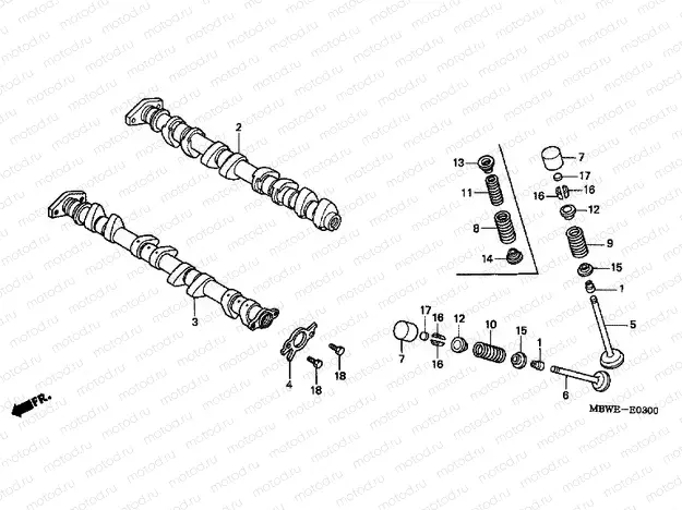 E-3 CAMSHAFT / VALVE