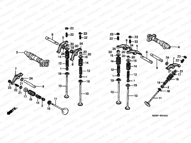 E-3 CAMSHAFT / VALVE