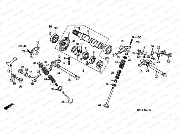 E-3 CAMSHAFT / VALVE