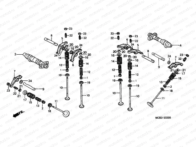E-3 CAMSHAFT / VALVE