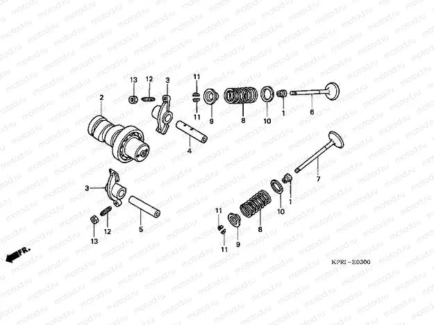 E-3 CAMSHAFT / VALVE
