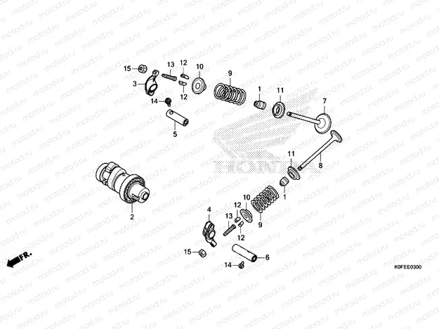 E-3 CAMSHAFT & VALVE