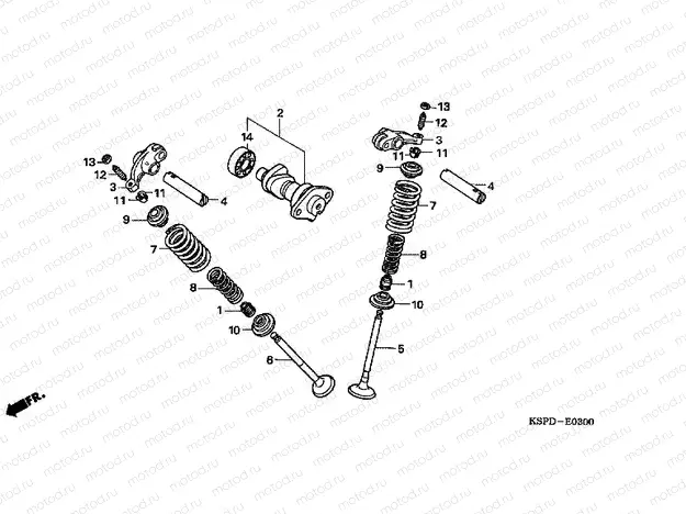E-3 CAMSHAFT / VALVE